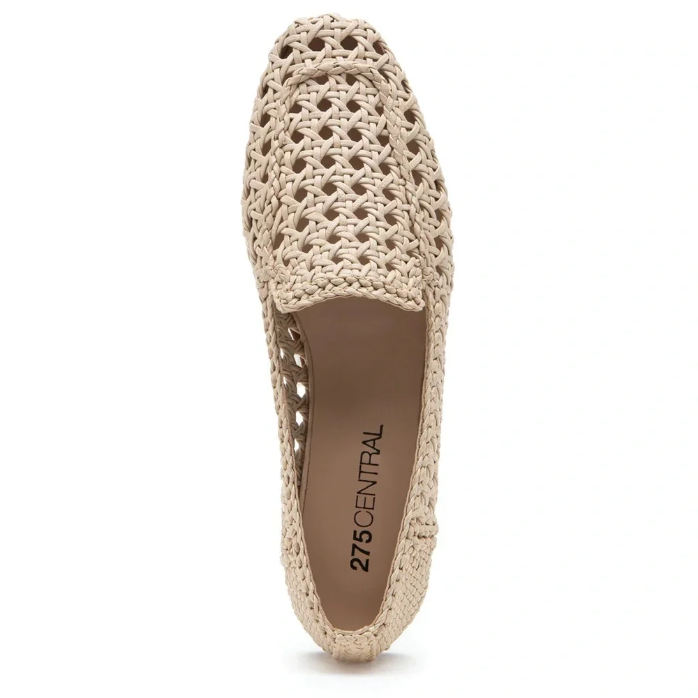 275 Central Stevie Loafer in Nude Woven Leather - Size 8.5 - Picture 5 of 15